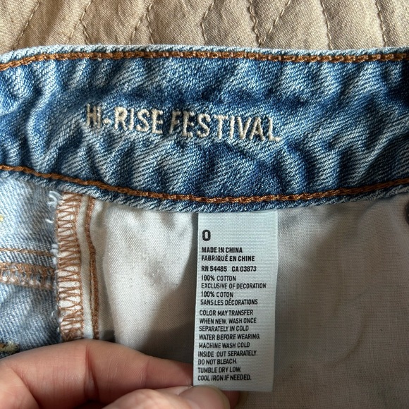 American Eagle Distressed Denim Shorts - Picture 3 of 3